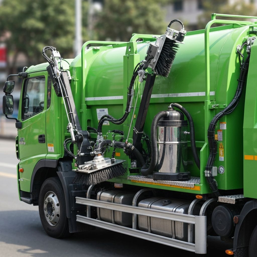 Wash-Can service truck
